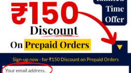 ₹150 Discount on Prepaid Orers (1080 x 850 px)