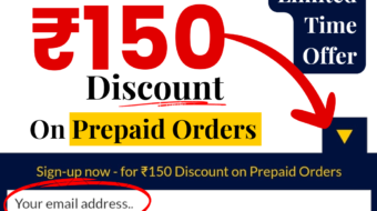 ₹150 Discount on Prepaid Orers (1080 x 850 px)
